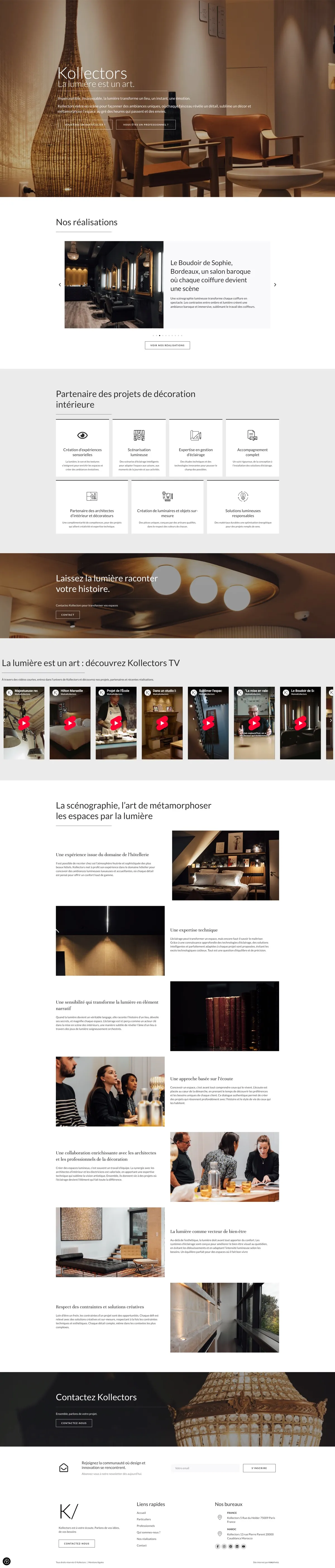 Site internet Kollectors · E-commerce · réalisation Studio 130